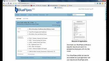 Use BluePipes to Create PDF Healthcare Resumes, Job Applications, and Skills Checklists