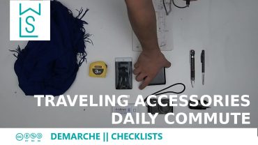 ⌂ WeLiveSmall  – DEM || Checklists – Traveling Accessories – Daily Commute #1OUQJI0